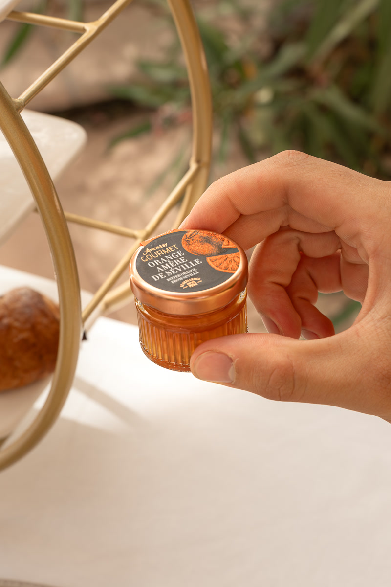Les confitures maison servies au petit-déjeuner